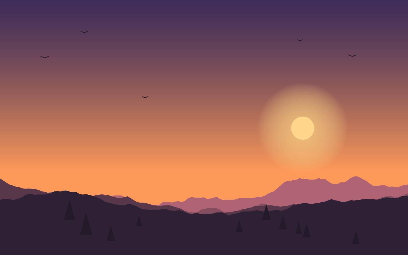Landschaftsillustration