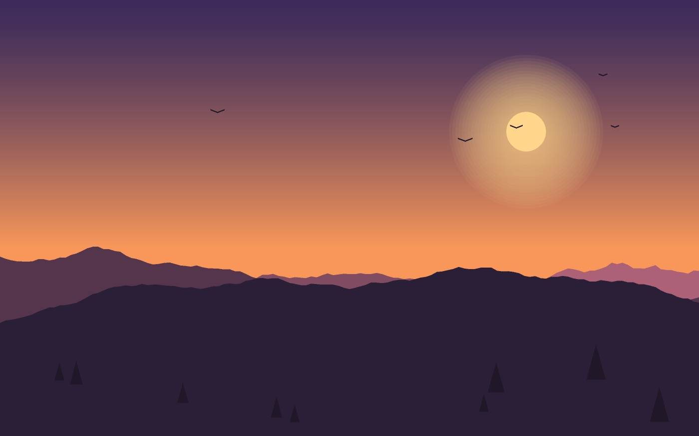 Landschaftsillustration