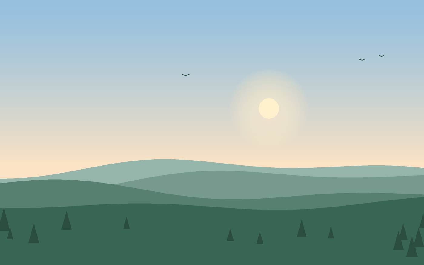 Landschaftsillustration