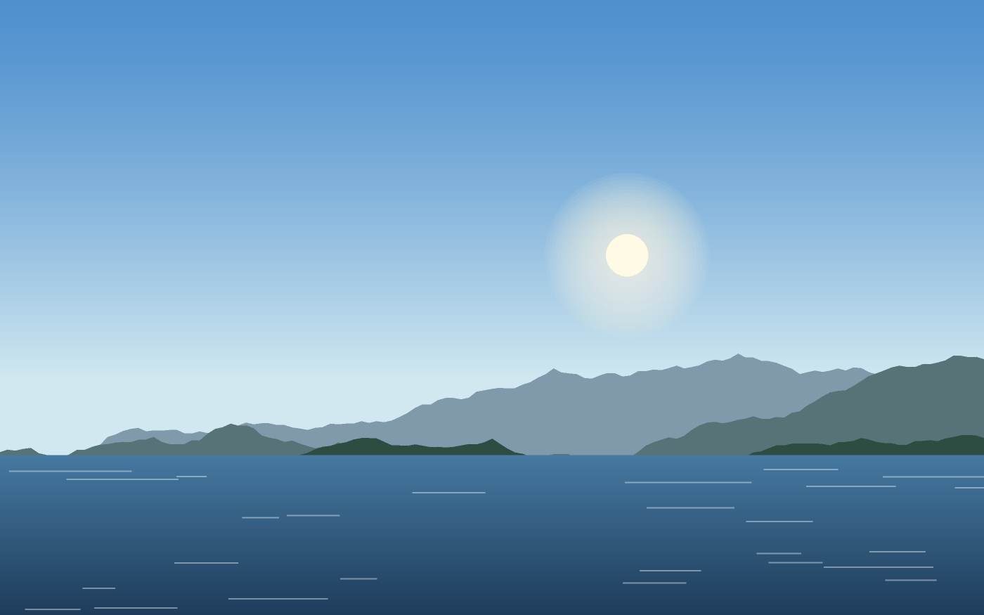 Landschaftsillustration
