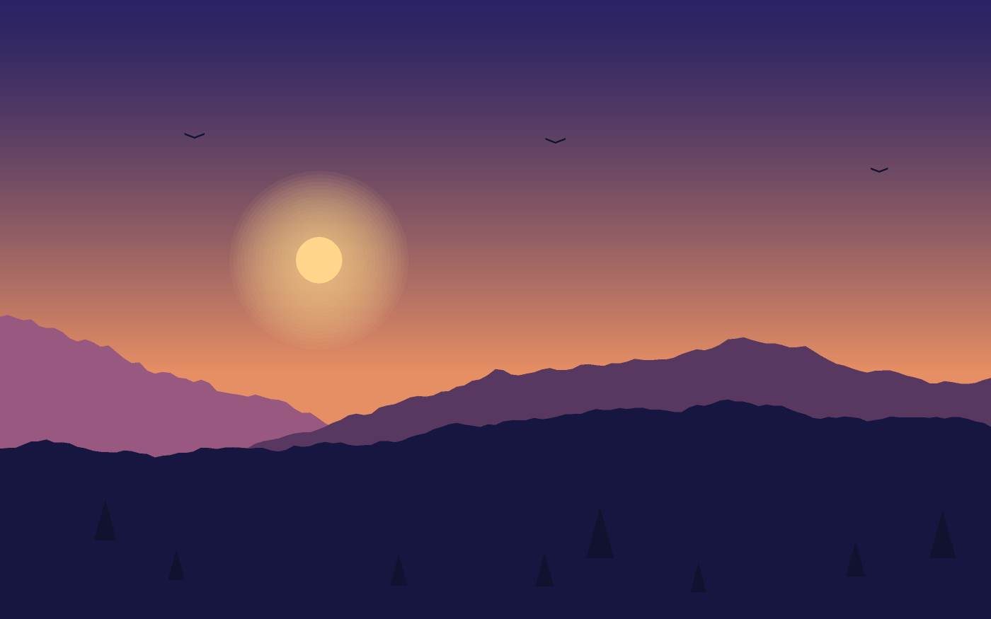 Landschaftsillustration