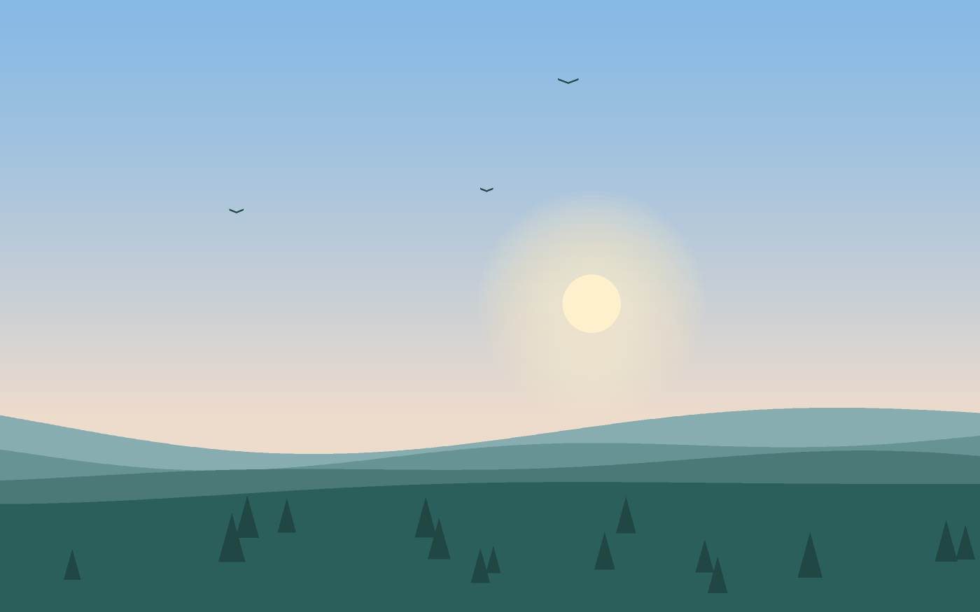 Landschaftsillustration