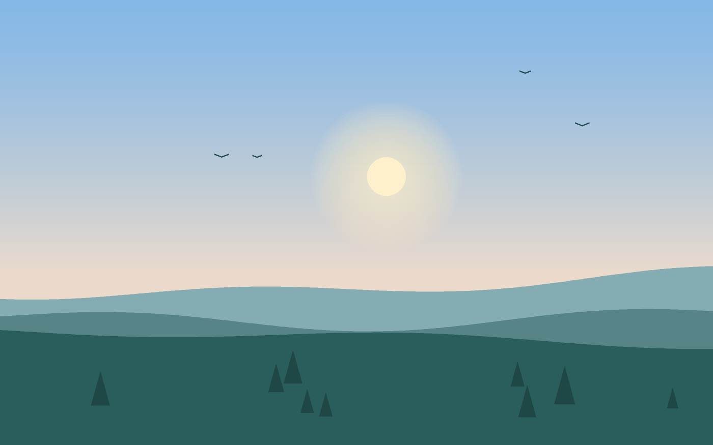 Landschaftsillustration