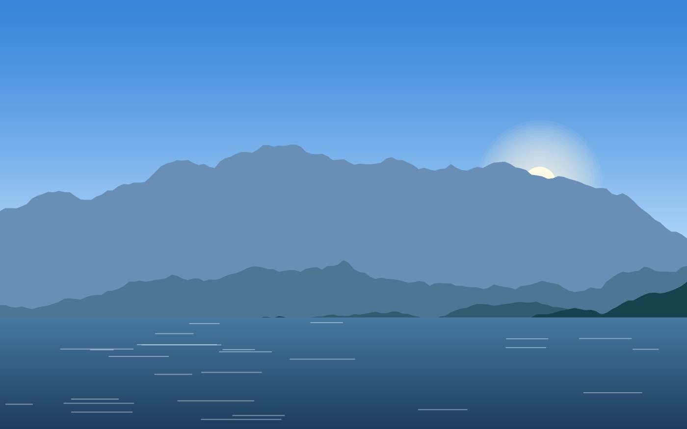 Landschaftsillustration