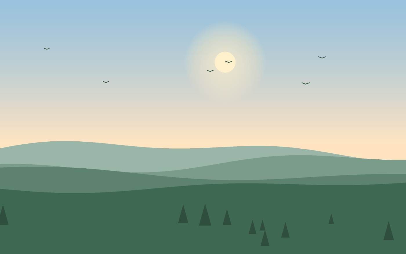 Landschaftsillustration