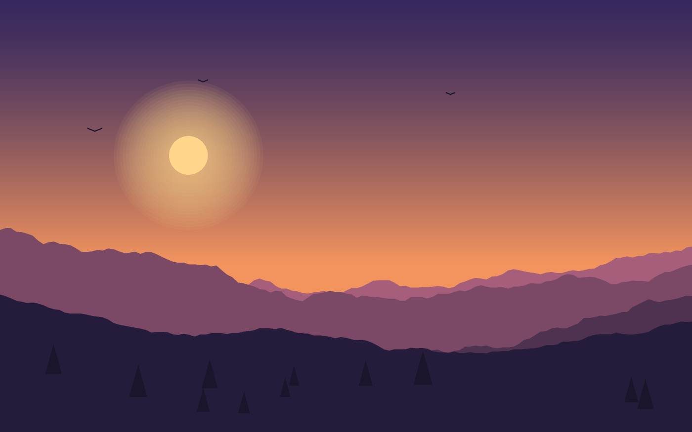Landskabsillustration