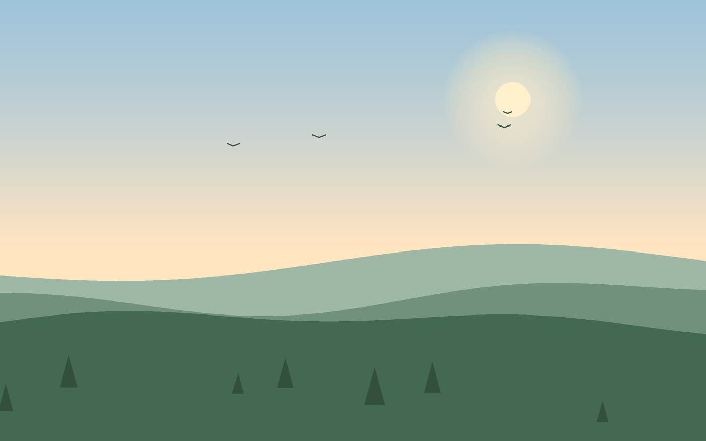 Ilustración de un paisaje