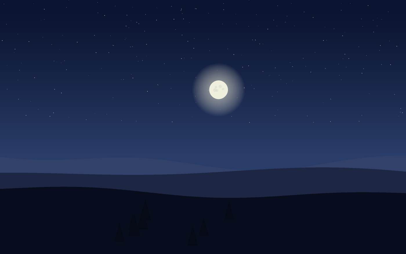Illustrazione di un paesaggio