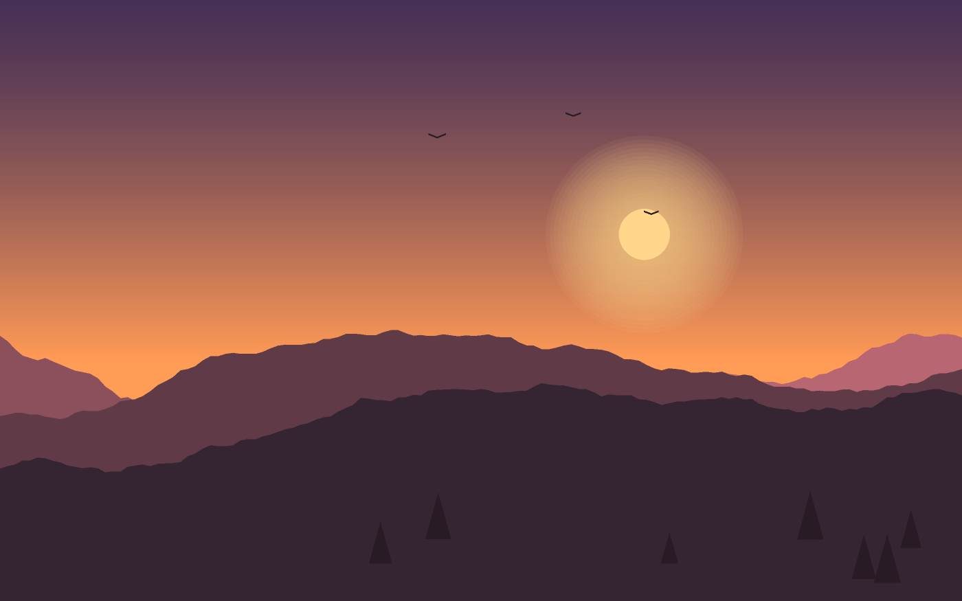 Landschapsillustratie