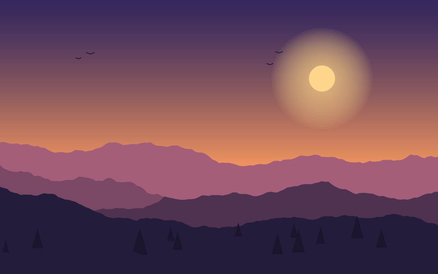 Ilustracja krajobrazu