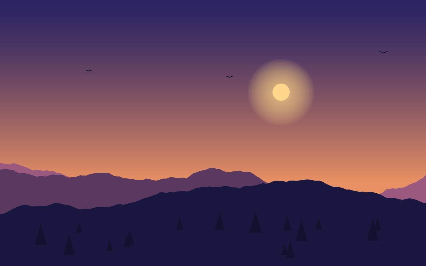 Ilustracja krajobrazu