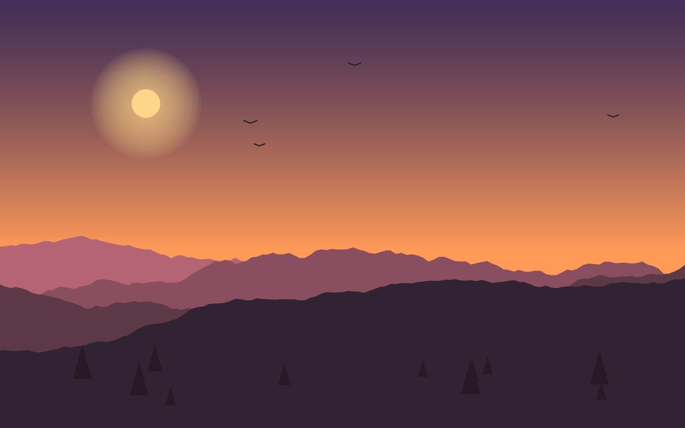 Ilustracja krajobrazu